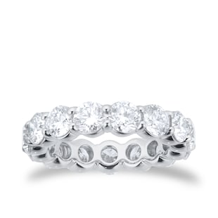 Goldsmiths Platinum 5.00cttw Brilliant Cut Diamond Full Eternity Ring