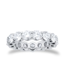 06506960 - Platinum 5.00cttw Brilliant Cut Diamond Full Eternity Ring