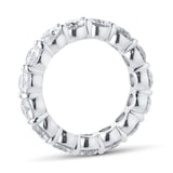Goldsmiths Platinum 5.00cttw Brilliant Cut Diamond Full Eternity Ring