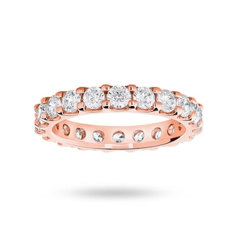 Mappin & Webb 18ct Rose Gold 2.00cttw Round Brilliant Cut Diamond Claw Set Full Eternity Ring Mappin & Webb 18ct Rose Gold 2.00cttw Round Brilliant Cut Diamond Claw Set Full Eternity Ring