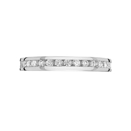 06507164 - Platinum 0.75cttw Round Brilliant Cut Diamond Channel Set Full Eternity Ring