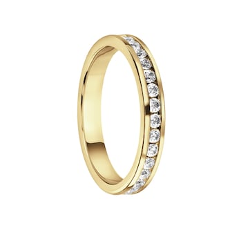 Mappin & Webb 18ct Yellow Gold 0.75cttw Round Brilliant Cut Diamond Channel Set Full Eternity Ring Mappin & Webb 18ct Yellow Gold 0.75cttw Round Brilliant Cut Diamond Channel Set Full Eternity Ring