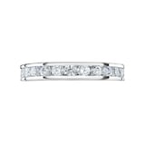 Mappin & Webb Platinum 1.50cttw Round Brilliant Cut Diamond Channel Set Full Eternity Ring