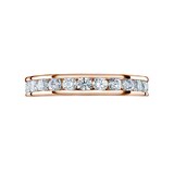 Mappin 
Webb 18ct Rose Gold 1.50cttw Round Brilliant Cut Diamond Channel Set Full Eternity Ring