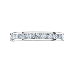 06507176 - 18ct White Gold 1.50cttw Round Brilliant Cut Diamond Channel Set Full Eternity Ring