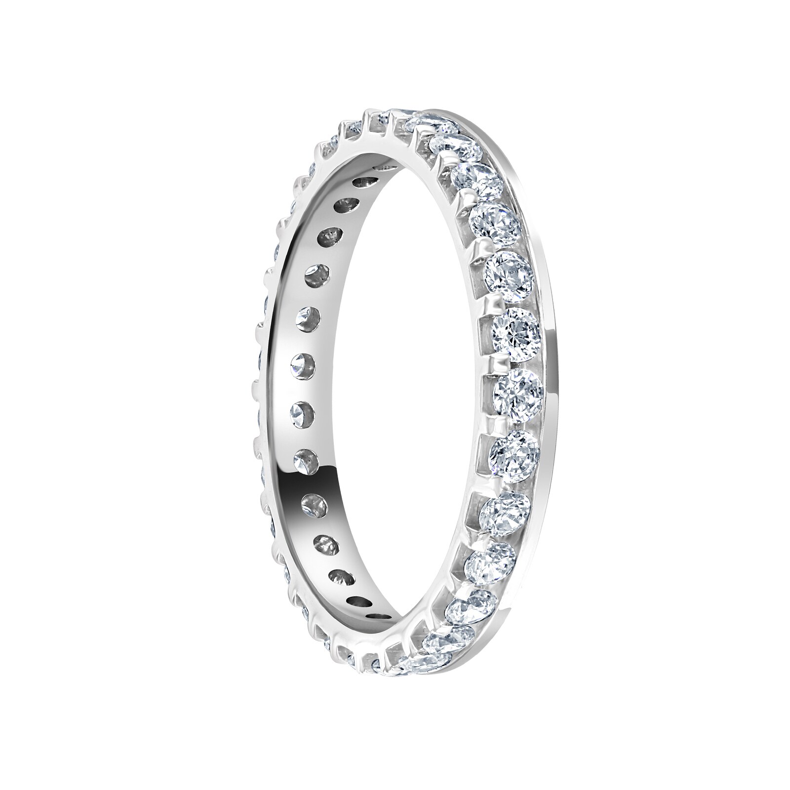 Mappin
Webb 18ct White Gold 0.75ct Round Brilliant Cut Diamond Asymmetric Crown Setting Full Eternity Ring Mappin
Webb 18ct White Gold 0.75ct Round Brilliant Cut Diamond Asymmetric Crown Setting Full Eternity Ring