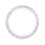 Mappin & Webb Platinum 1.50ct Round Brilliant Cut Diamond Asymmetric Crown Setting Full Eternity Ring