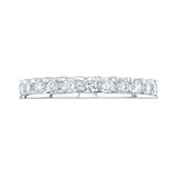 Mappin & Webb Platinum 1.50ct Round Brilliant Cut Diamond Asymmetric Crown Setting Full Eternity Ring