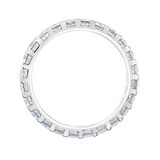 Mappin & Webb Platinum 1.50ct Round Brilliant Cut Diamond Asymmetric Crown Setting Full Eternity Ring