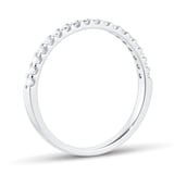 Goldsmiths 9ct White Gold 0.25ct Diamond Stacker Eternity Ring