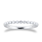 Goldsmiths Platinum 0.25cttw Diamond Stacker Eternity Ring