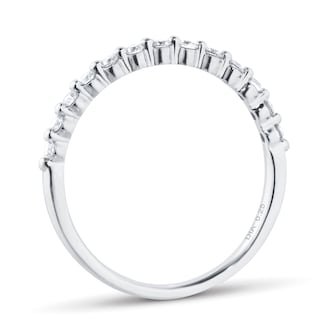 Goldsmiths Platinum 0.25cttw Diamond Stacker Eternity Ring