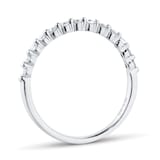 Goldsmiths Platinum 0.25cttw Diamond Stacker Eternity Ring