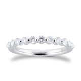 Goldsmiths Platinum 0.50cttw Diamond Stacker Eternity Ring