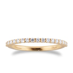06507369 - 18ct Yellow Gold 0.25cttw Diamond Double Prong Eternity Ring