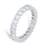 Best Luxury 
Platinum 2.00cttw Oval Cut Diamond Full Eternity Ring