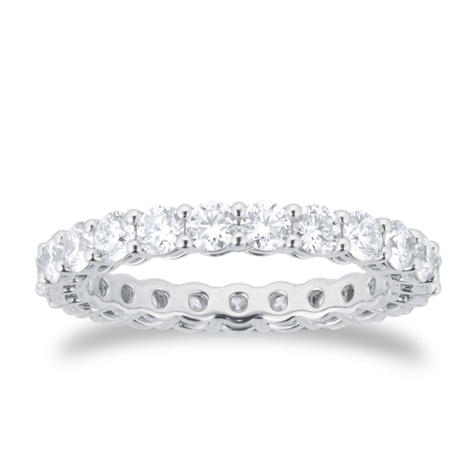 Goldsmiths Platinum 2.00cttw Round Brilliant Cut Diamond Full Eternity Ring Goldsmiths Platinum 2.00cttw Round Brilliant Cut Diamond Full Eternity Ring