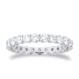06507397 - Platinum 2.00cttw Round Brilliant Cut Diamond Full Eternity Ring