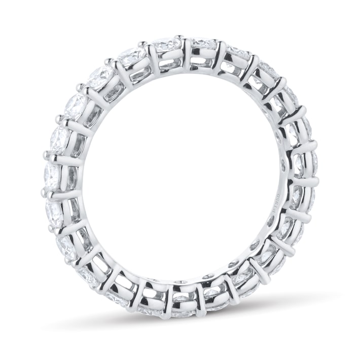 Goldsmiths Platinum 2.00cttw Round Brilliant Cut Diamond Full Eternity Ring