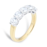 Mappin & Webb 18ct Yellow Gold 1.50ct Five Stone Eternity Ring