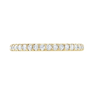 Goldsmiths 18ct Yellow Gold 0.50cttw Brilliant Cut Claw Set Diamond Full Eternity Ring