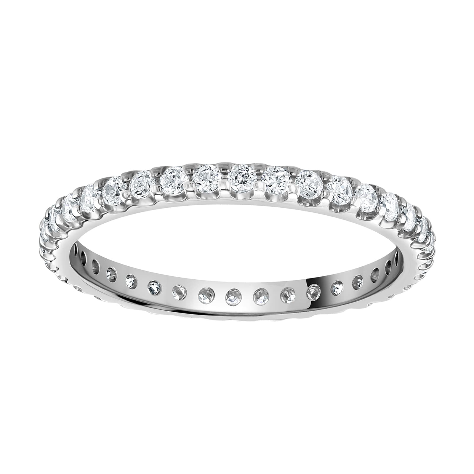 Goldsmiths Platinum 0.50cttw Brilliant Cut Claw Set Diamond Full Eternity Ring Goldsmiths Platinum 0.50cttw Brilliant Cut Claw Set Diamond Full Eternity Ring