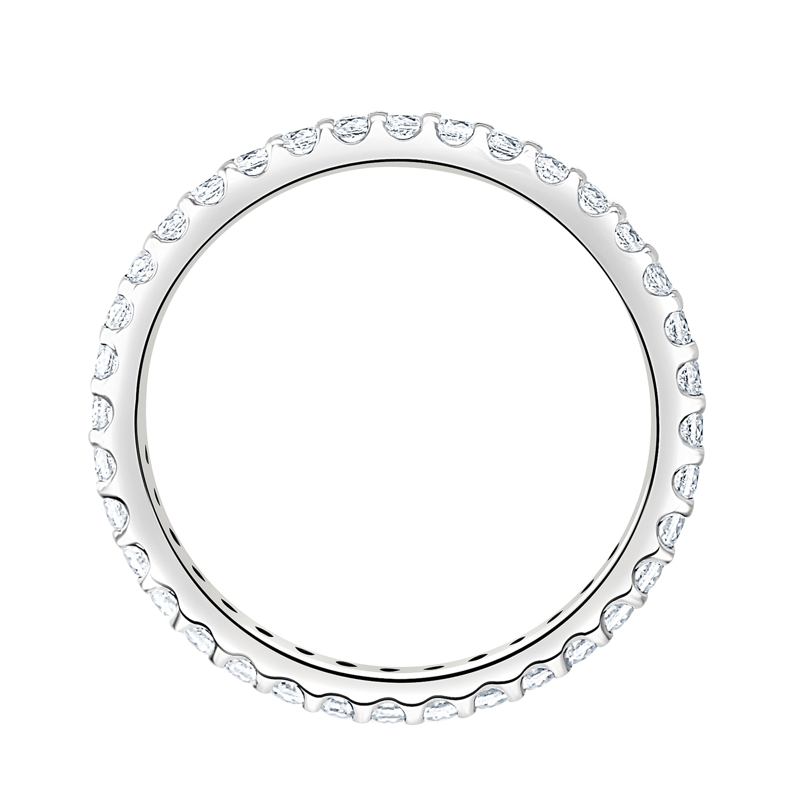 Goldsmiths Platinum 0.50cttw Brilliant Cut Claw Set Diamond Full Eternity Ring Goldsmiths Platinum 0.50cttw Brilliant Cut Claw Set Diamond Full Eternity Ring