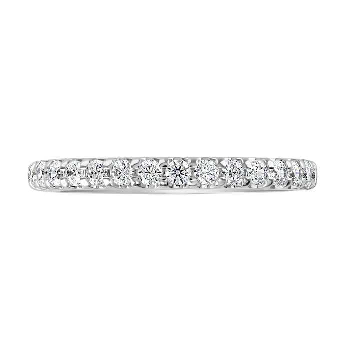 Goldsmiths 18ct White Gold 0.75cttw Brilliant Cut Claw Set Diamond Full Eternity Ring