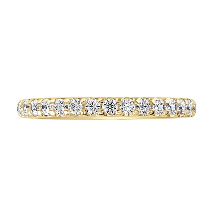 Goldsmiths 18ct Yellow Gold 0.75cttw Brilliant Cut Claw Set Diamond Full Eternity Ring