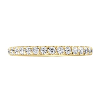 Goldsmiths 9ct Yellow Gold 0.75cttw Brilliant Cut Claw Set Diamond Full Eternity Ring Goldsmiths 9ct Yellow Gold 0.75cttw Brilliant Cut Claw Set Diamond Full Eternity Ring