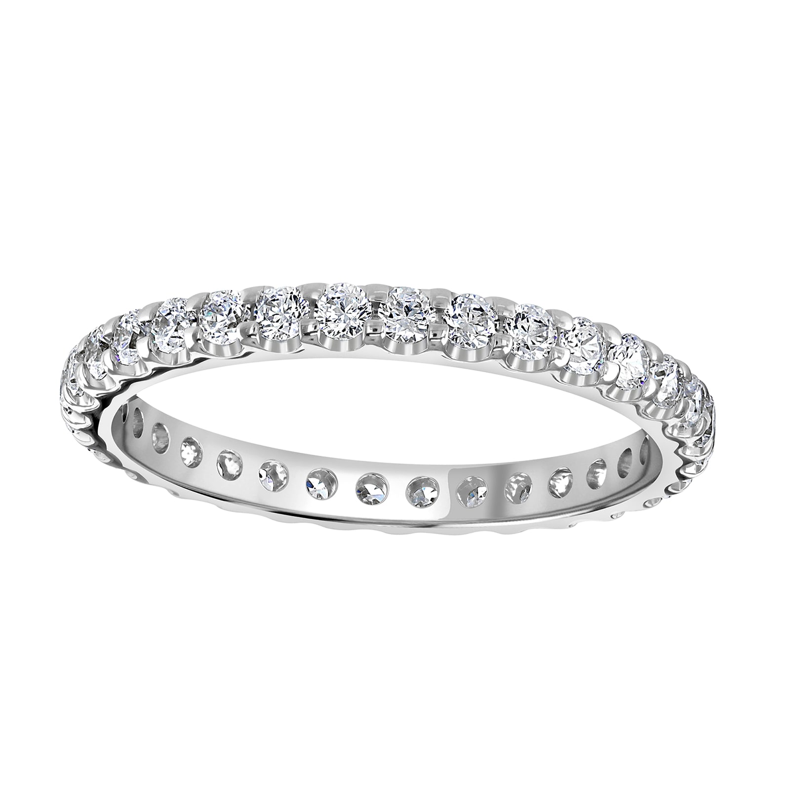 Goldsmiths Platinum 0.75cttw Brilliant Cut Claw Set Diamond Full Eternity Ring Goldsmiths Platinum 0.75cttw Brilliant Cut Claw Set Diamond Full Eternity Ring