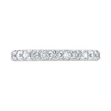 Goldsmiths 18ct White Gold 1.00cttw Brilliant Cut Claw Set Diamond Full Eternity Ring