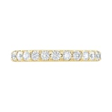 Goldsmiths 18ct Yellow Gold 1.00cttw Brilliant Cut Claw Set Diamond Full Eternity Ring