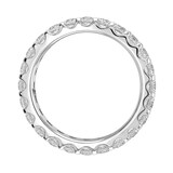 Goldsmiths Platinum 1.50cttw Brilliant Cut Claw Set Diamond Full Eternity Ring