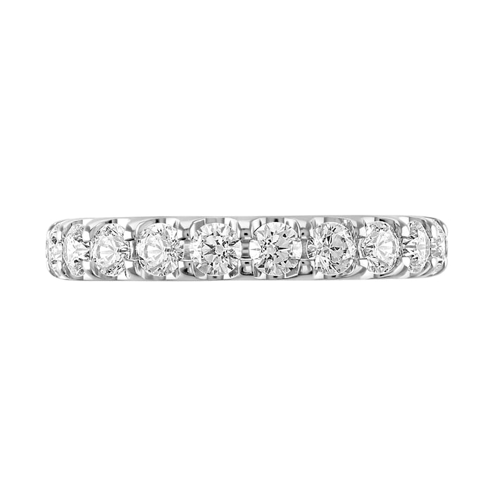 Goldsmiths Platinum 2.00cttw Brilliant Cut Claw Set Diamond Full Eternity Ring