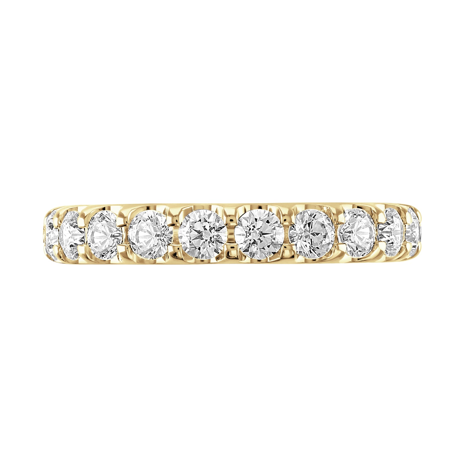 Goldsmiths 9ct Yellow Gold 2.00cttw Brilliant Cut Claw Set Diamond Full Eternity Ring Goldsmiths 9ct Yellow Gold 2.00cttw Brilliant Cut Claw Set Diamond Full Eternity Ring