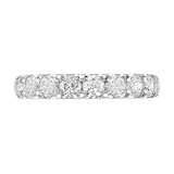 Goldsmiths 18ct White Gold 2.80cttw Brilliant Cut Claw Set Diamond Full Eternity Ring