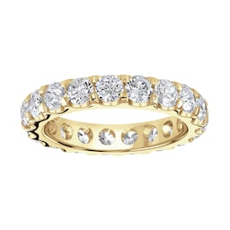 06507565 - 18ct Yellow Gold 2.80cttw Brilliant Cut Claw Set Diamond Full Eternity Ring