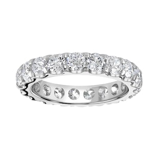 Goldsmiths Platinum 2.80cttw Brilliant Cut Claw Set Diamond Full Eternity Ring