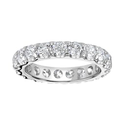 06507568 - Platinum 2.80cttw Brilliant Cut Claw Set Diamond Full Eternity Ring