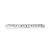 Goldsmiths Platinum 0.25cttw Brilliant Cut Channel Set Diamond Full Eternity Ring