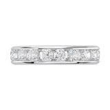 Goldsmiths Platinum 2.50cttw Brilliant Cut Channel Set Diamond Full Eternity Ring