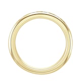 Goldsmiths 18ct Yellow Gold 1.00cttw Channel Set Dot Dash Diamond Half Eternity Ring