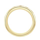 Goldsmiths 18ct Yellow Gold 1.40cttw Channel Set Dot Dash Diamond Half Eternity Ring