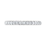 Goldsmiths 9ct White Gold 0.30 Carat Round Brilliant Cut Claw Set Half Eternity Ring