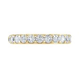Goldsmiths 18ct Yellow Gold 0.75 Carat Round Brilliant Cut Claw Set Half Eternity Ring