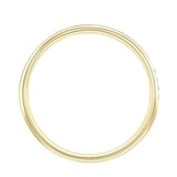 Goldsmiths 18ct Yellow Gold 0.12 Carat Round Brilliant Cut Channel Set Half Eternity Ring