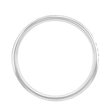 Goldsmiths Platinum 0.12 Carat Round Brilliant Cut Channel Set Half Eternity Ring - Ring Size G