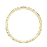 Goldsmiths 18ct Yellow Gold 0.20 Carat Round Brilliant Cut Channel Set Half Eternity Ring