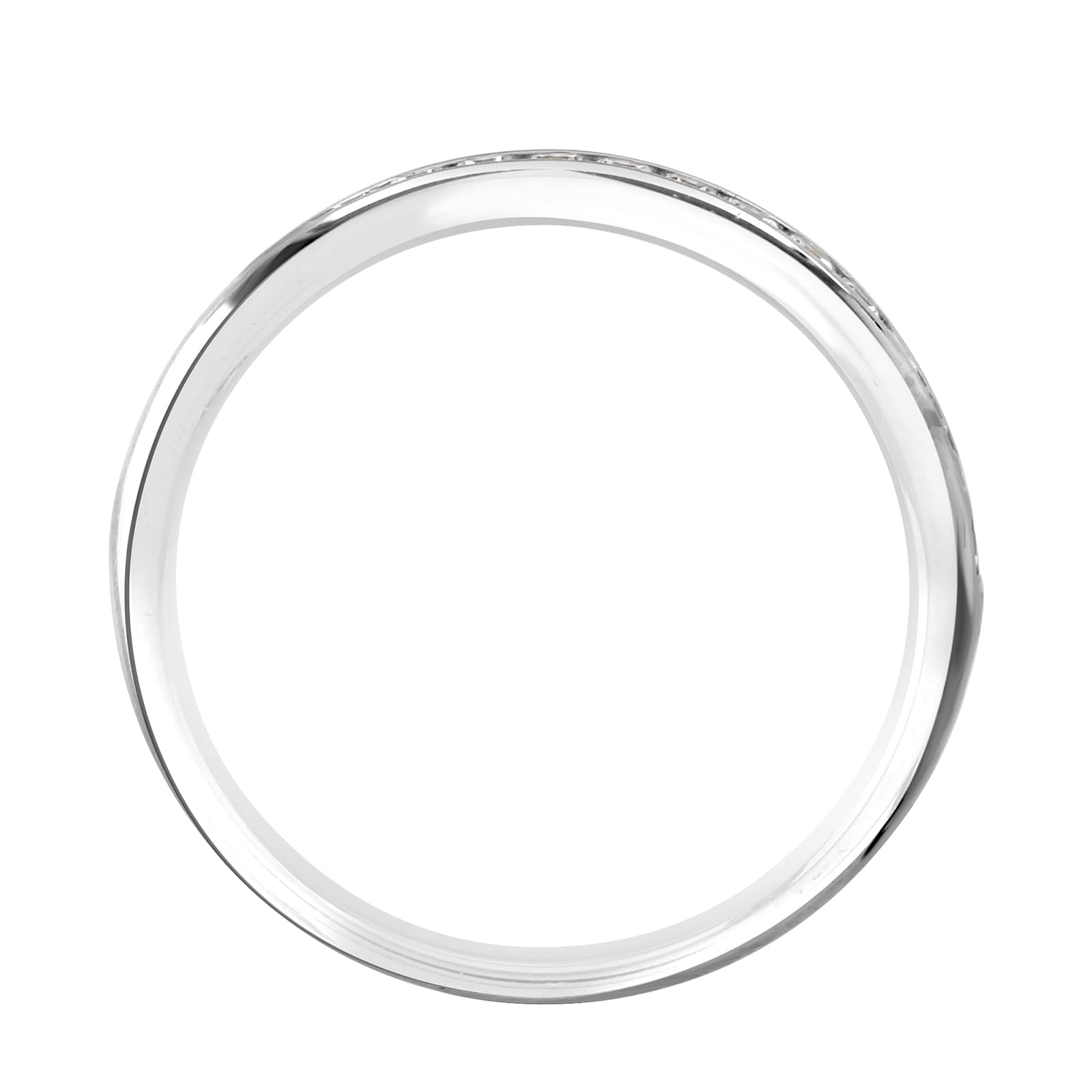 Goldsmiths 18ct White Gold 0.40cttw Princess Cut Channel Set Diamond Half Eternity Ring Goldsmiths 18ct White Gold 0.40cttw Princess Cut Channel Set Diamond Half Eternity Ring